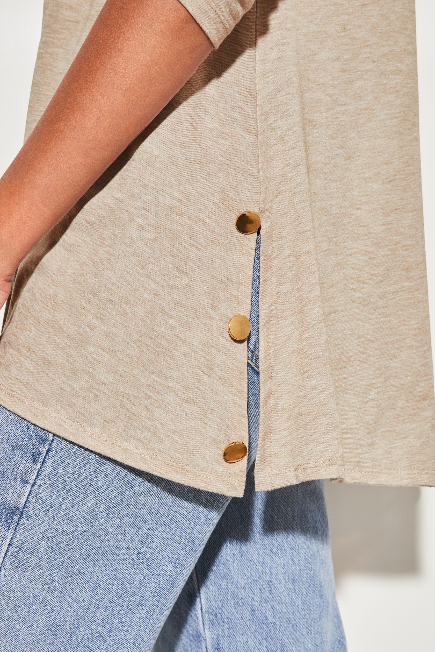 Buy Lipsy Camel Button Waterfall Cardigan from the Next UK online shop