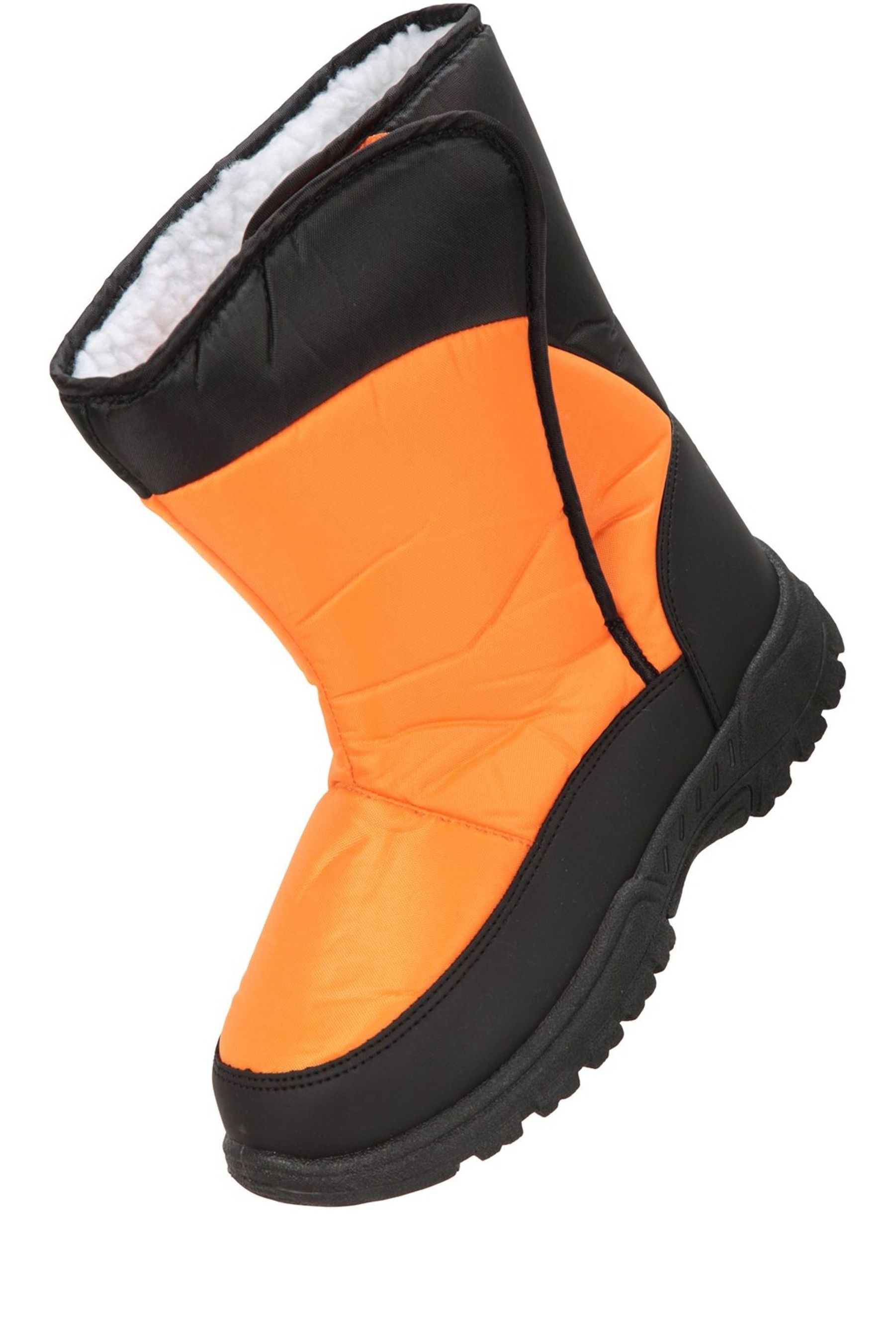 Mountain Warehouse Orange Kids Caribou Fleece lined Snow Boot