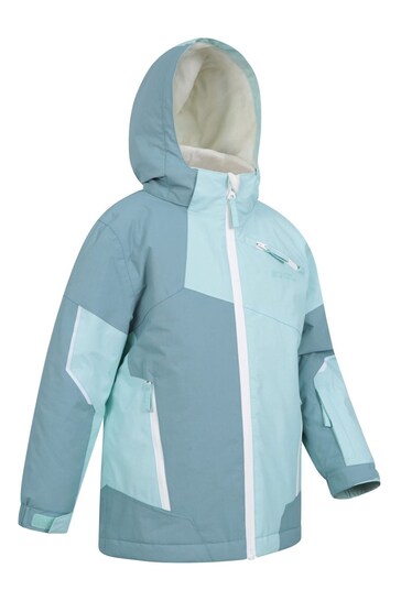 Mountain Warehouse Teal Sub Zero Kids Extreme Waterproof Ski Jacket