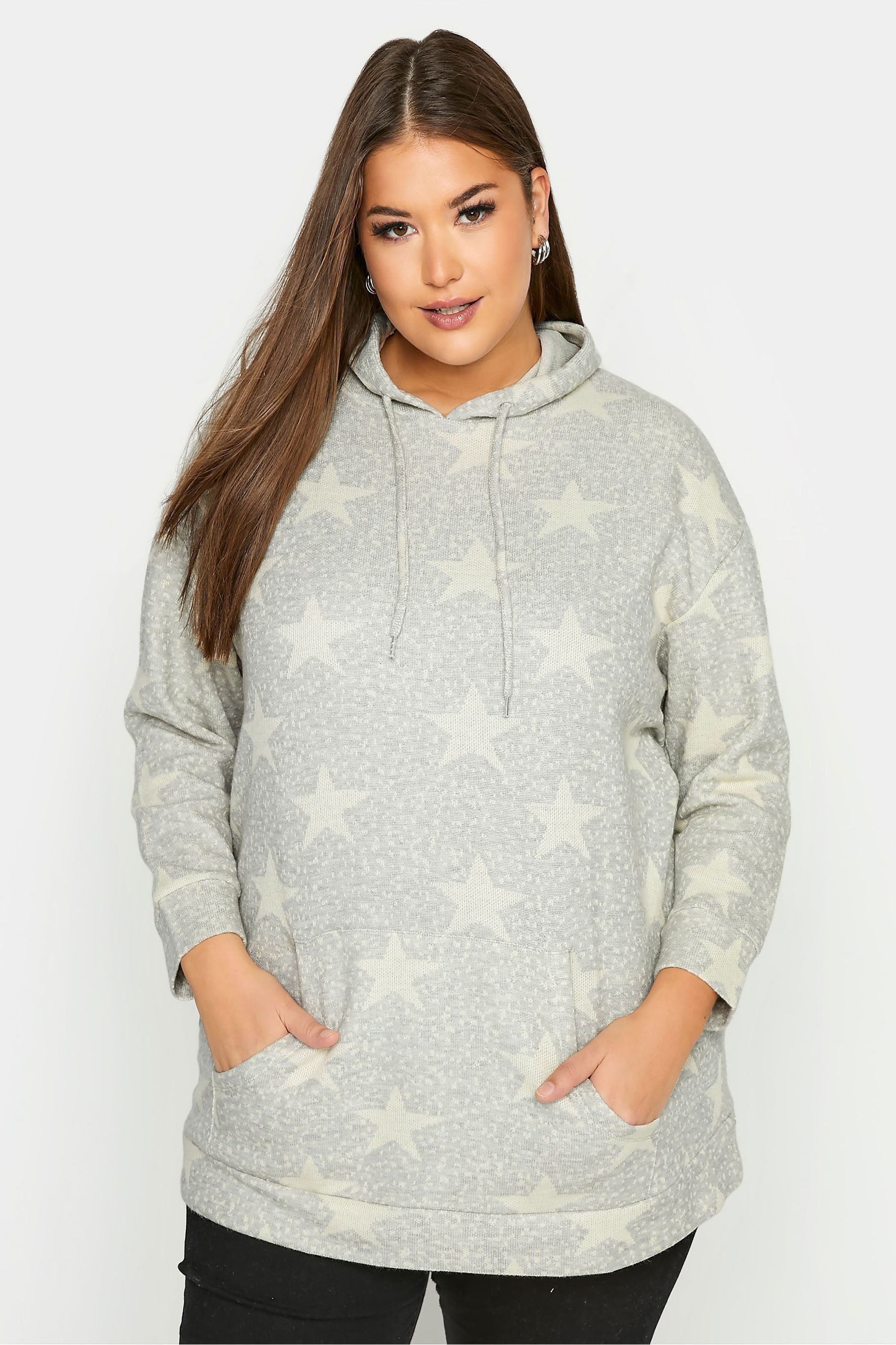 Star print hoodie store