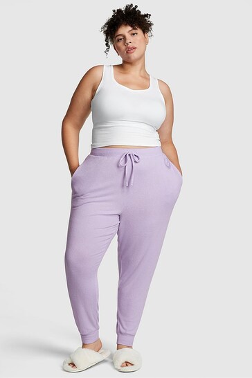 Victoria's Secret PINK Pastel Lilac Purple Cosy Sleep Jogger