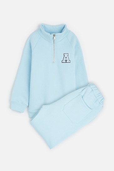 Personalised Monogram Ribbed Tracksuit by Alphabet