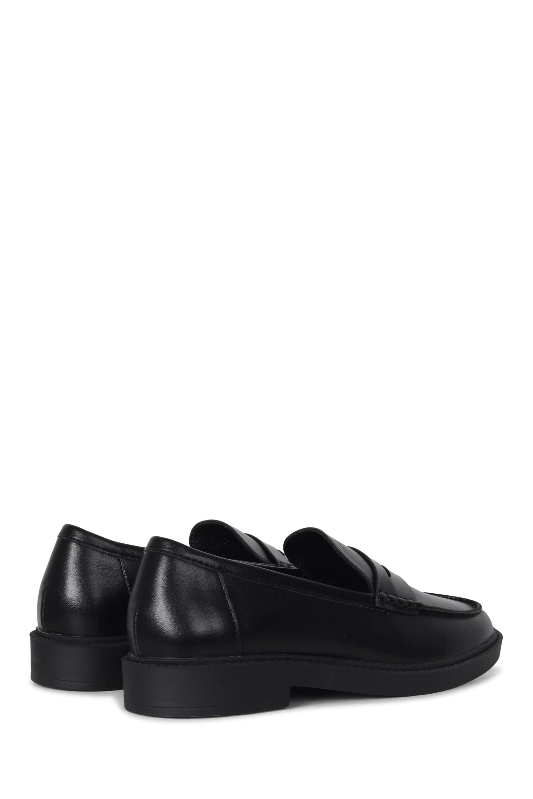 Matte black loafers cheap