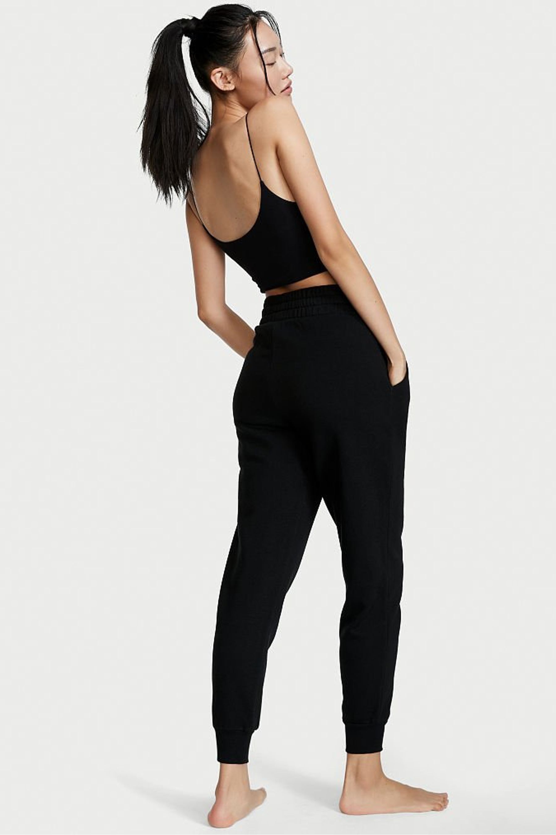 High waisted jogger sale