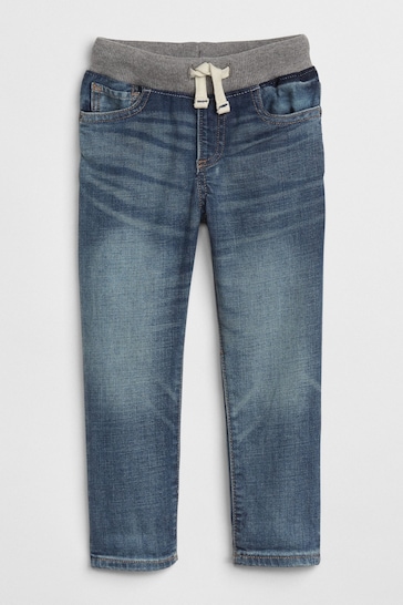 Gap Blue Pull-On Slim Jeans