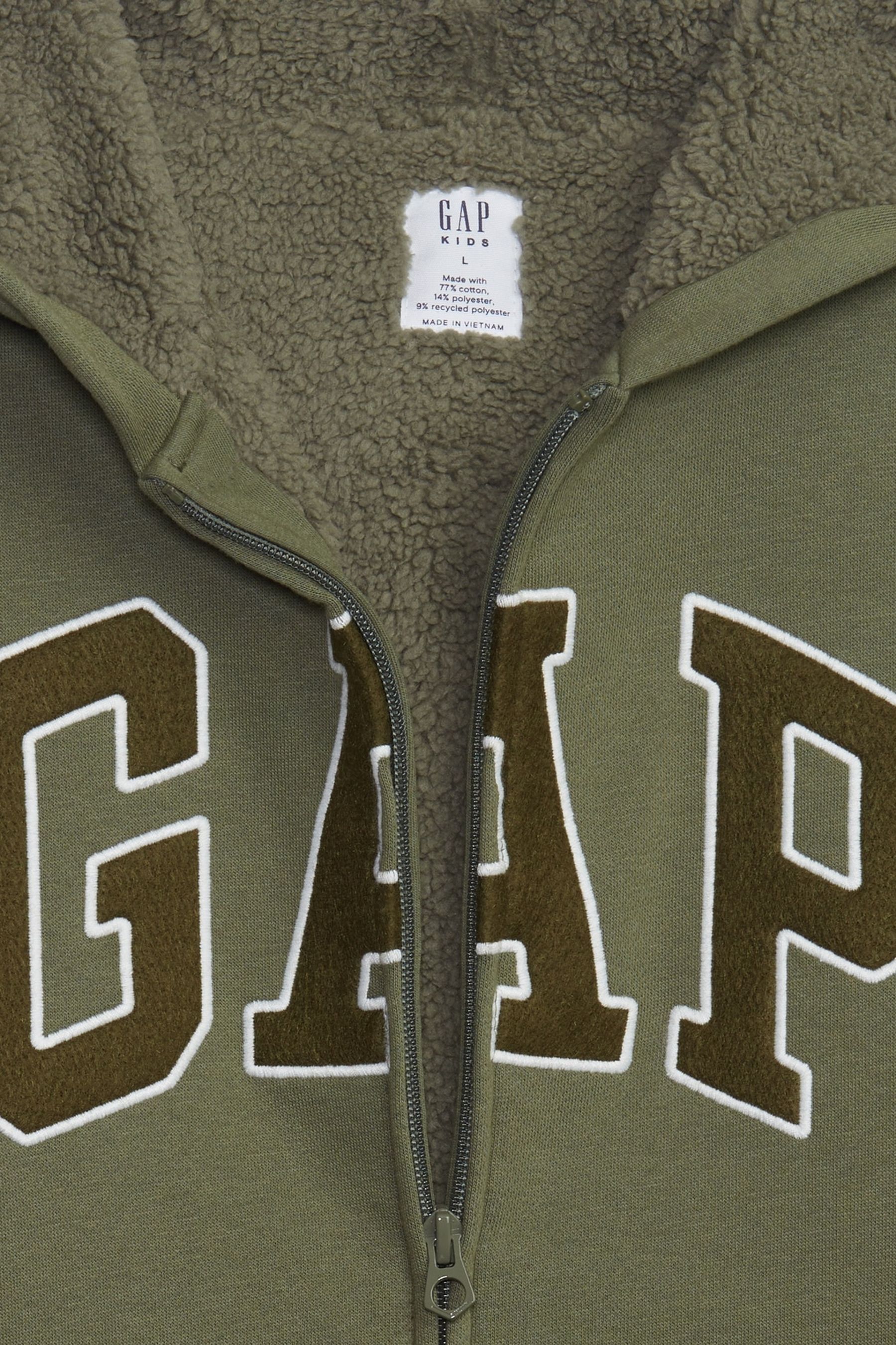 Baby gap sherpa hoodie discount