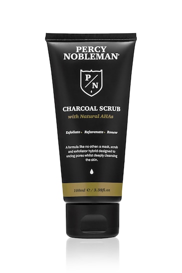 Percy Nobleman Charcoal Scrub with Natural AHAs 75ml