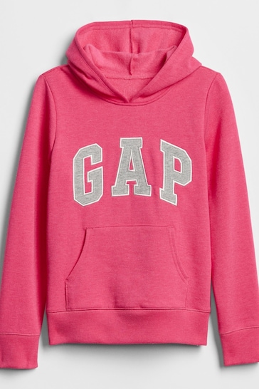 Gap Pink Logo Hoodie (4-13yrs)