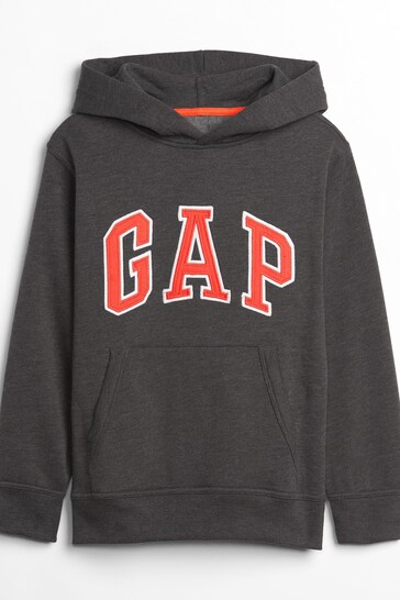 Gap Gray Logo Hoodie (4-13yrs)