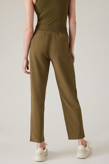 Athleta Brown Brooklyn Mid Rise Featherweight Ankle Trousers