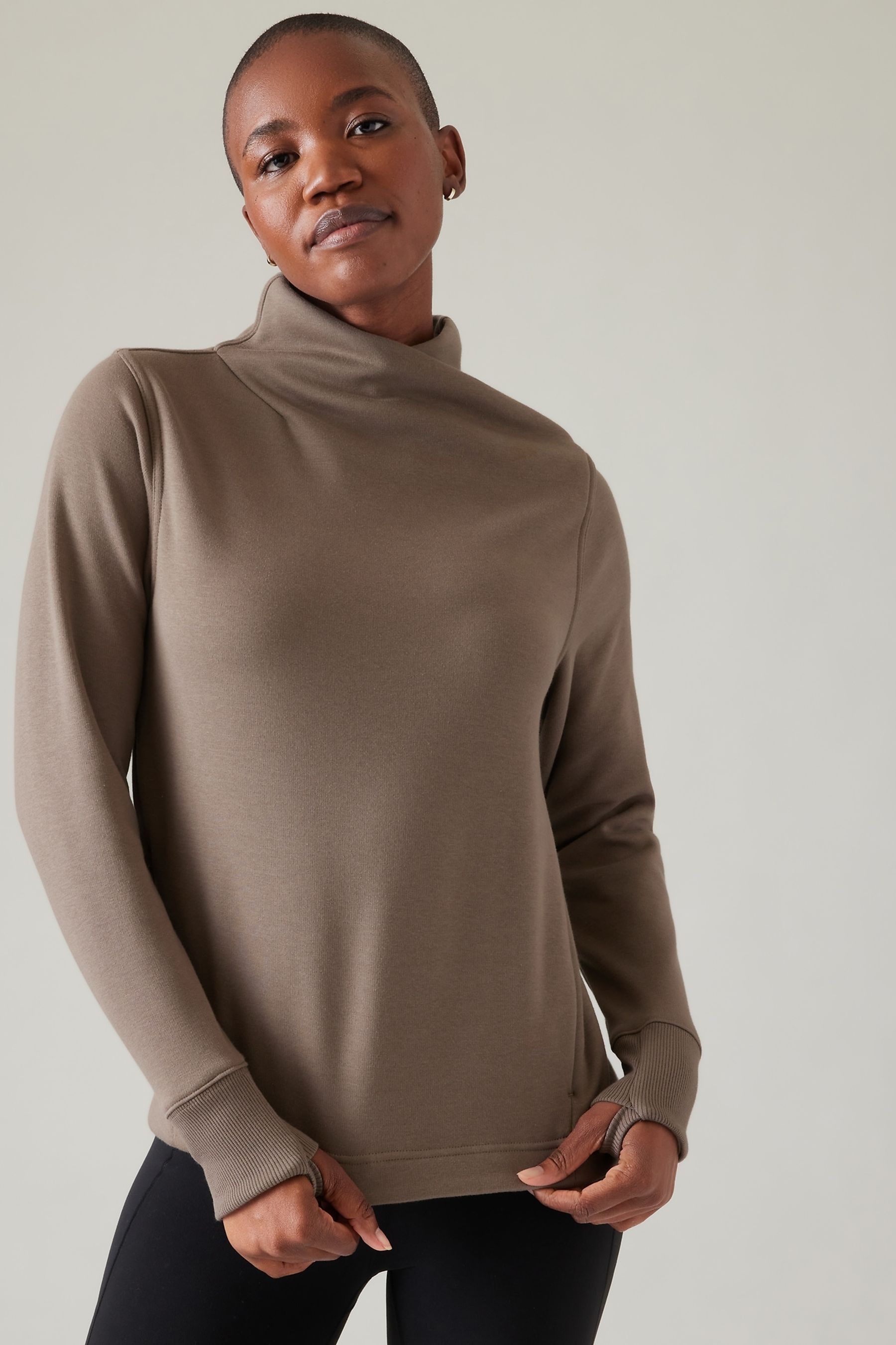 Athleta funnel sales neck sweatshirt