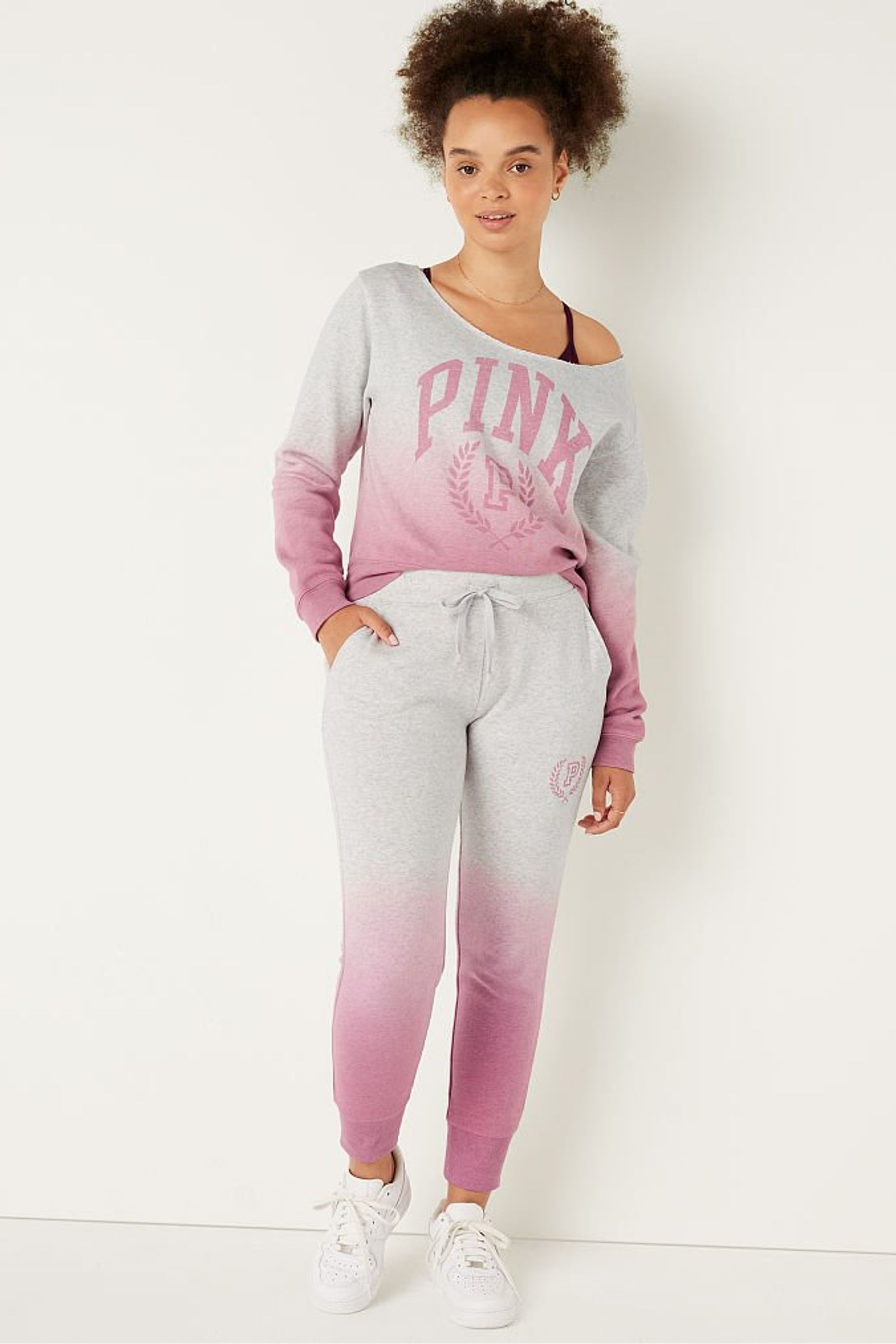 Victoria secret store pink jogger sets