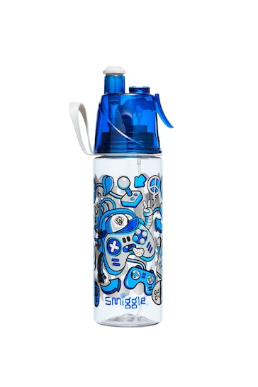 Smiggle Blue Oomph Spritz Drink Bottle