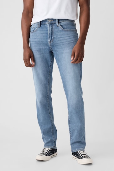 Gap Light Wash Blue Stretch Slim Fit Soft Wear Washwell Jeans