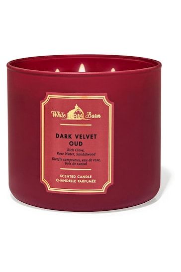 Bath & Body Works Dark Velvet Oud 3-Wick Candle 14.5 oz / 411 g