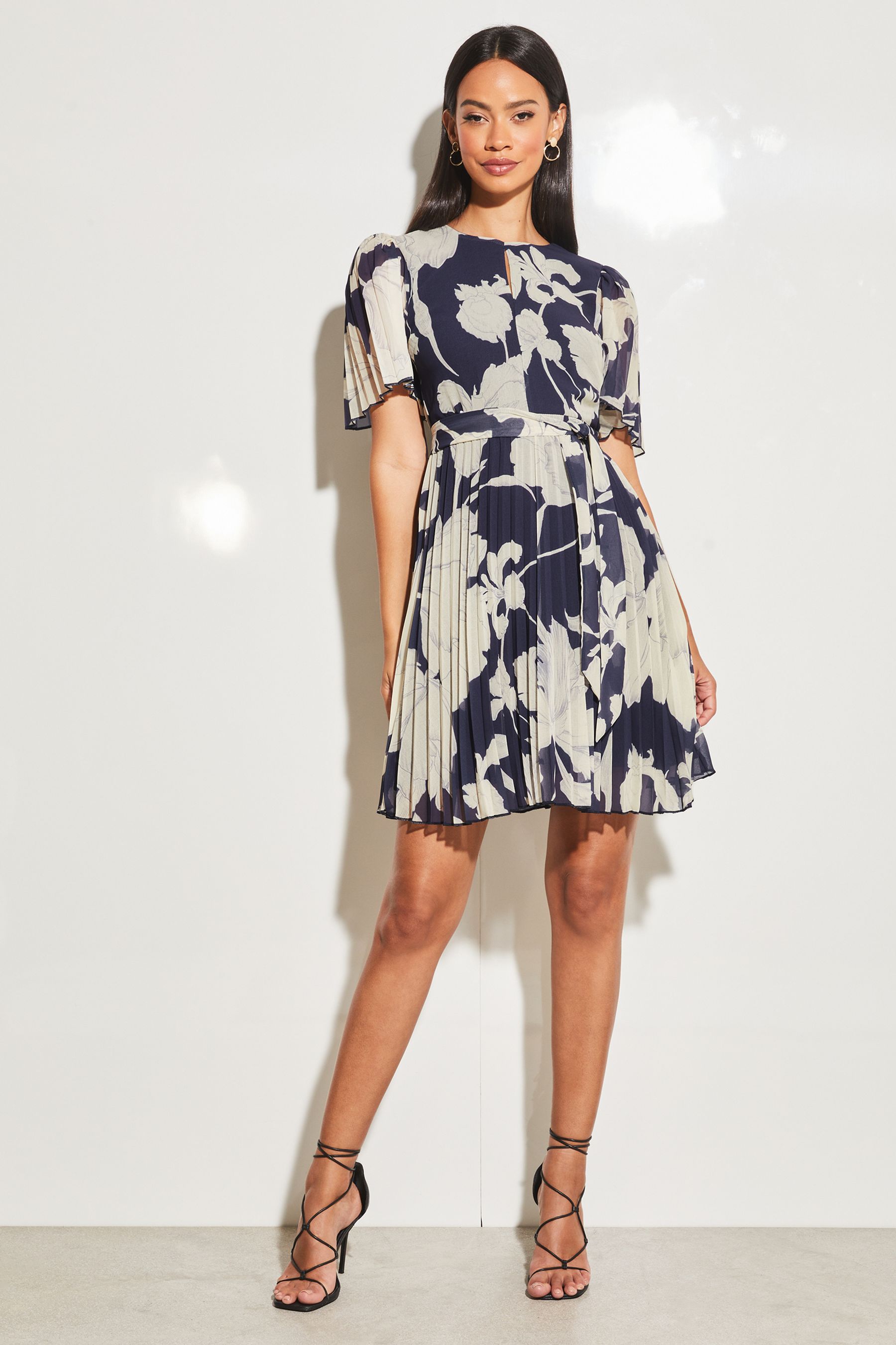 Lipsy navy outlet floral dress