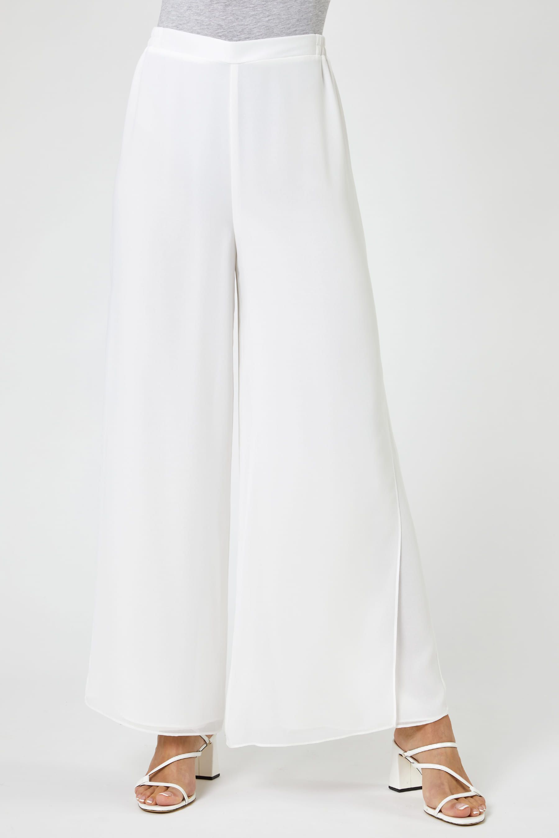 Roman white best sale trousers