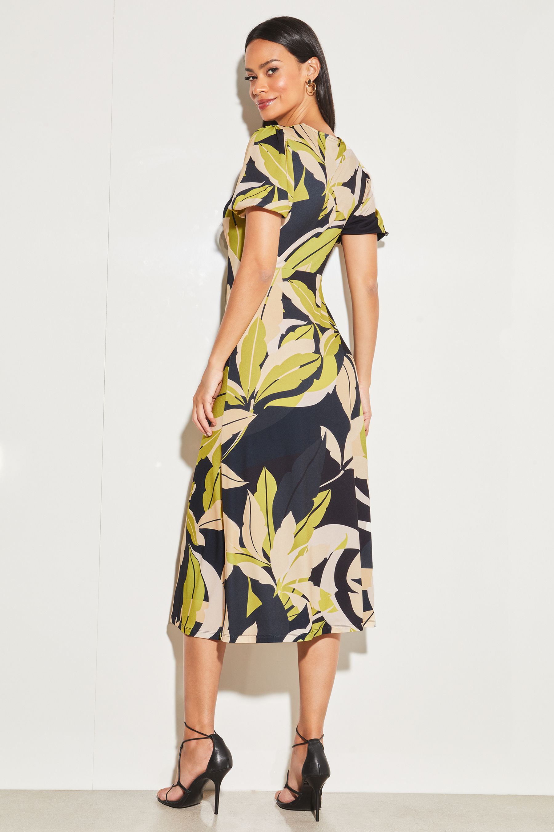 Lipsy self stripe sale wrap midi dress