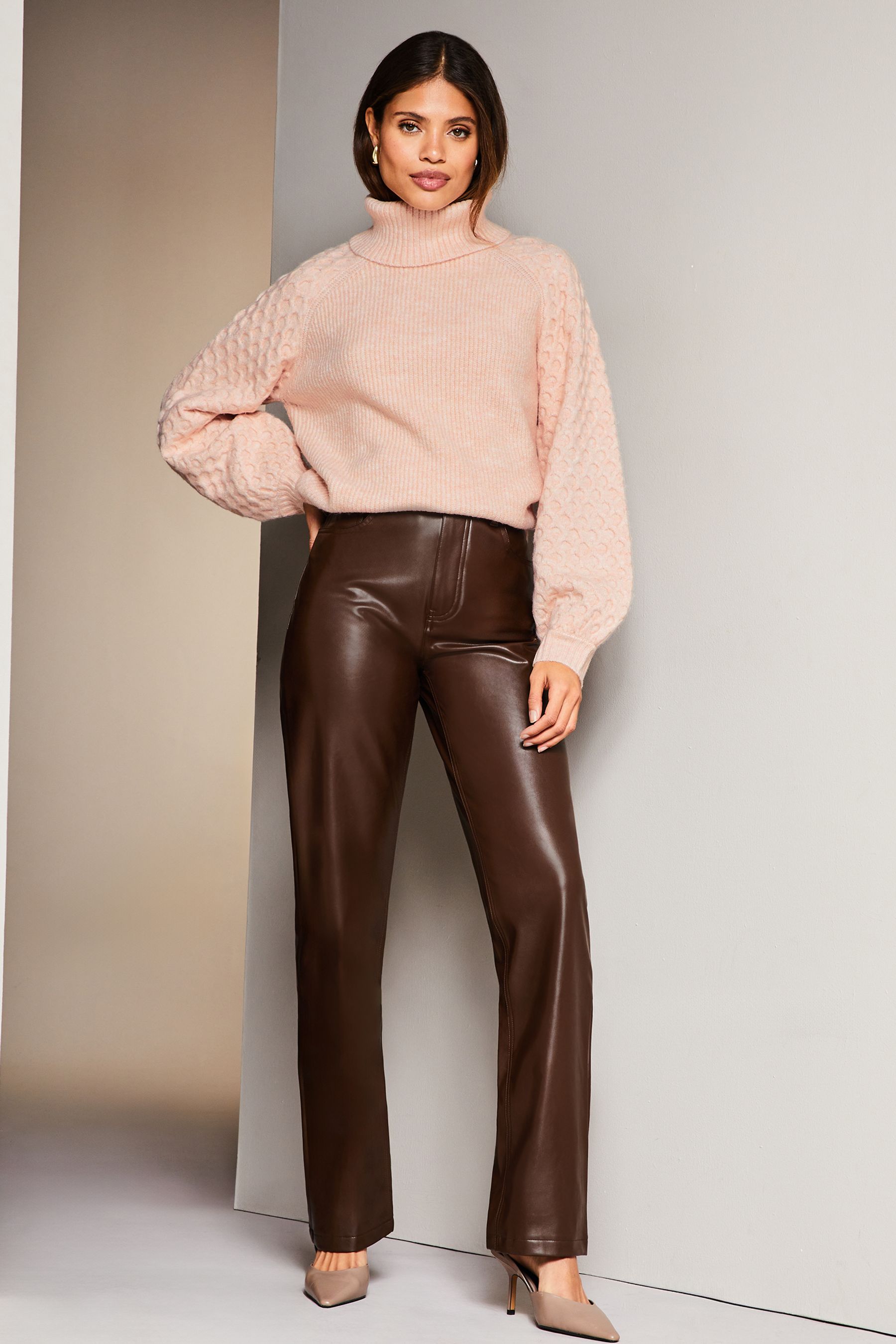 Lipsy pink top jumper