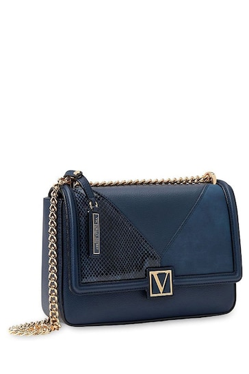 Victoria's Secret Midnight Blue Victoria Medium Shoulder Bag