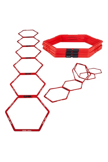 Pure 2 Improve Red Hexagon Agility Grid