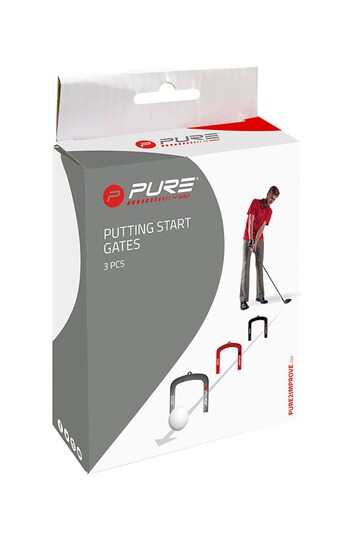 Pure 2 Improve Black Golf Training Gates Set Of 3