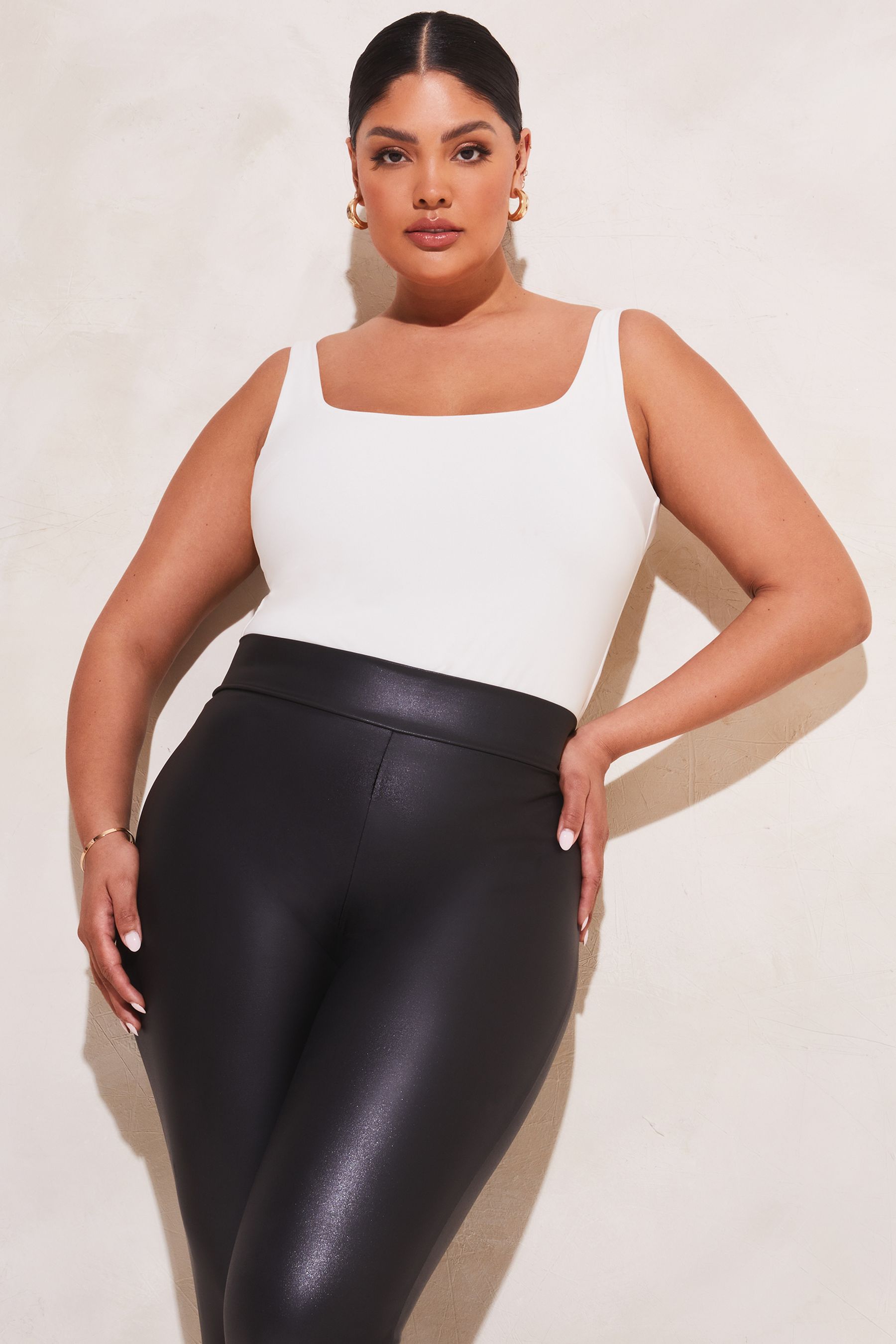 Lipsy faux shop leather leggings