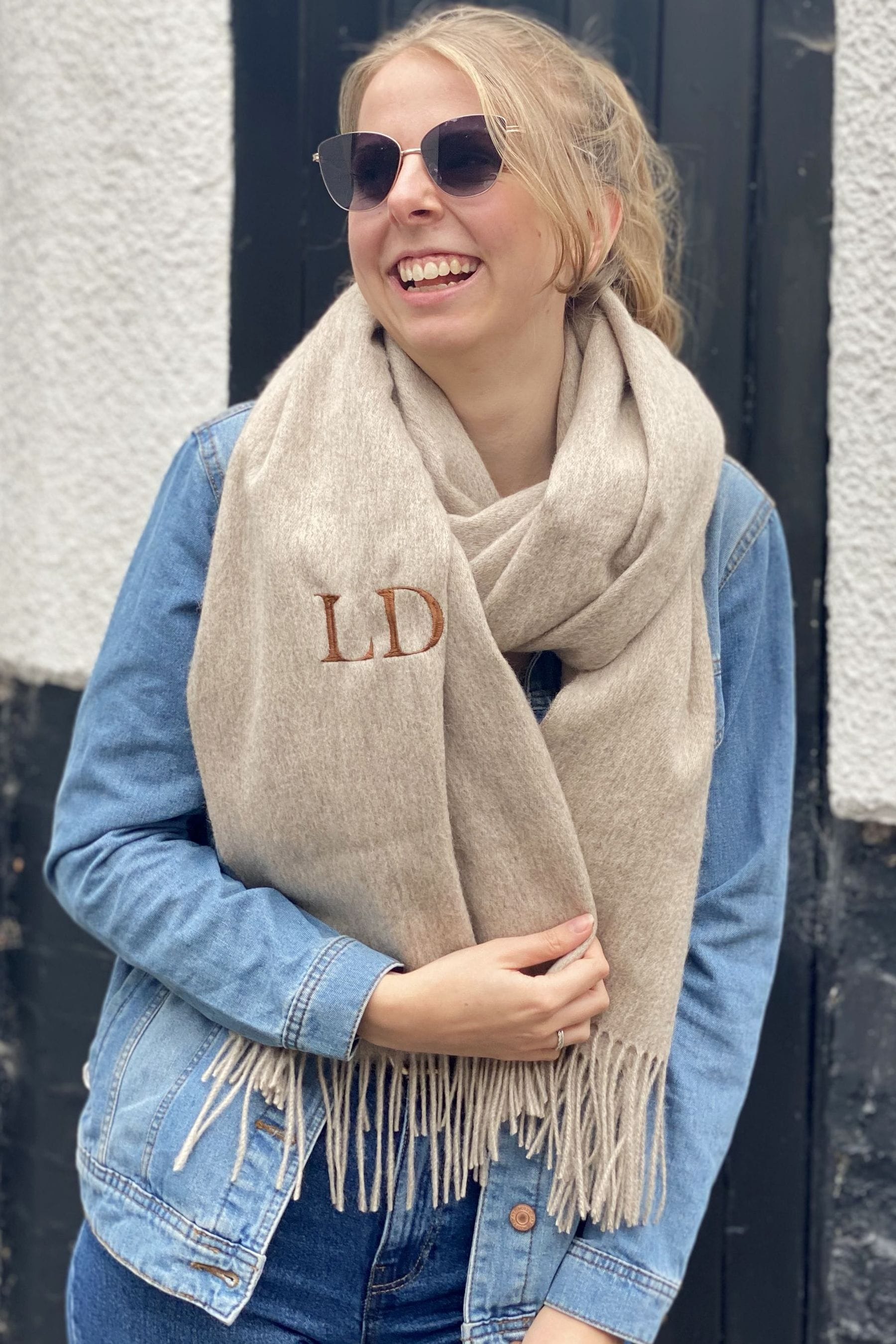 Personalised deals photo scarf