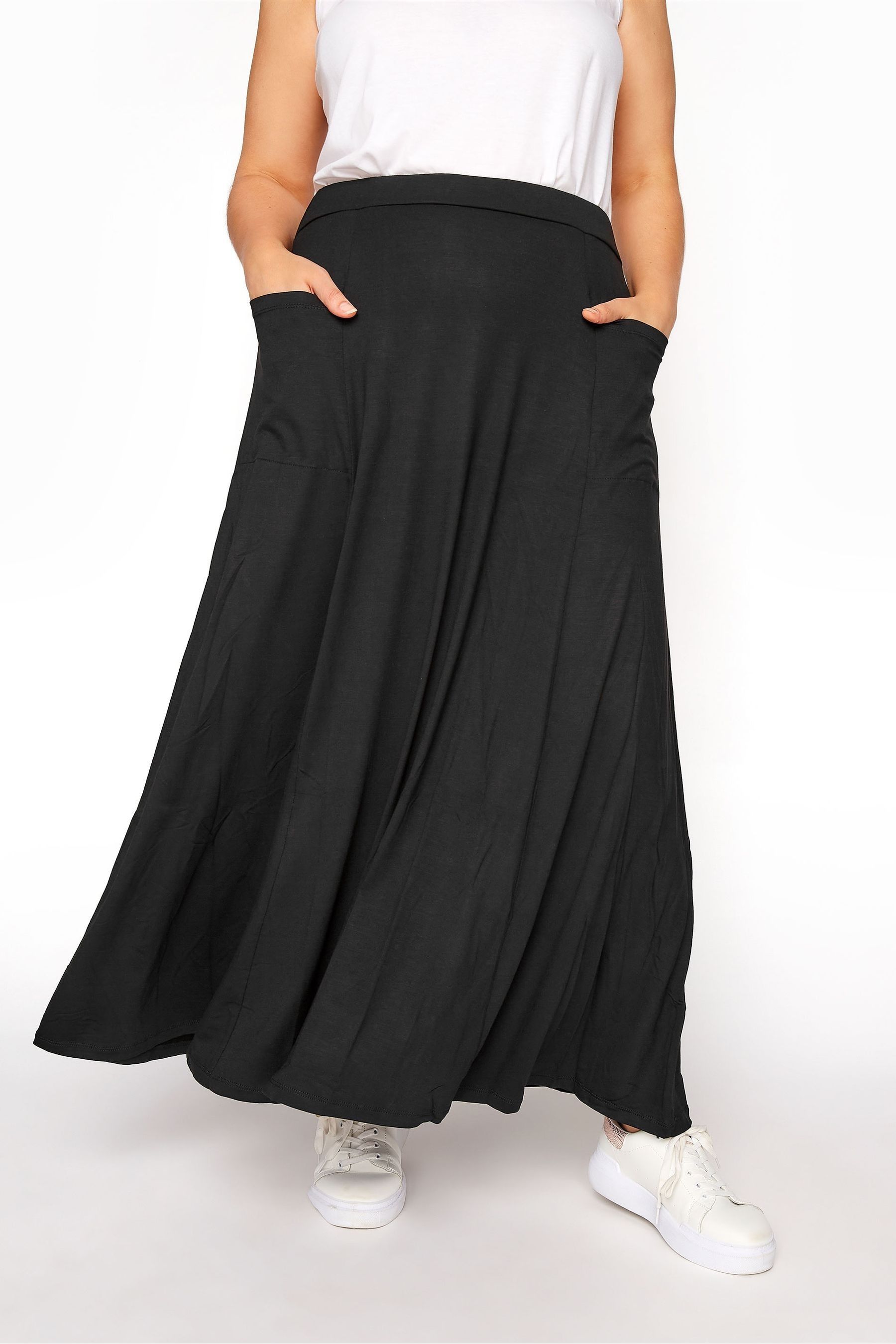Black maxi shop skirt next