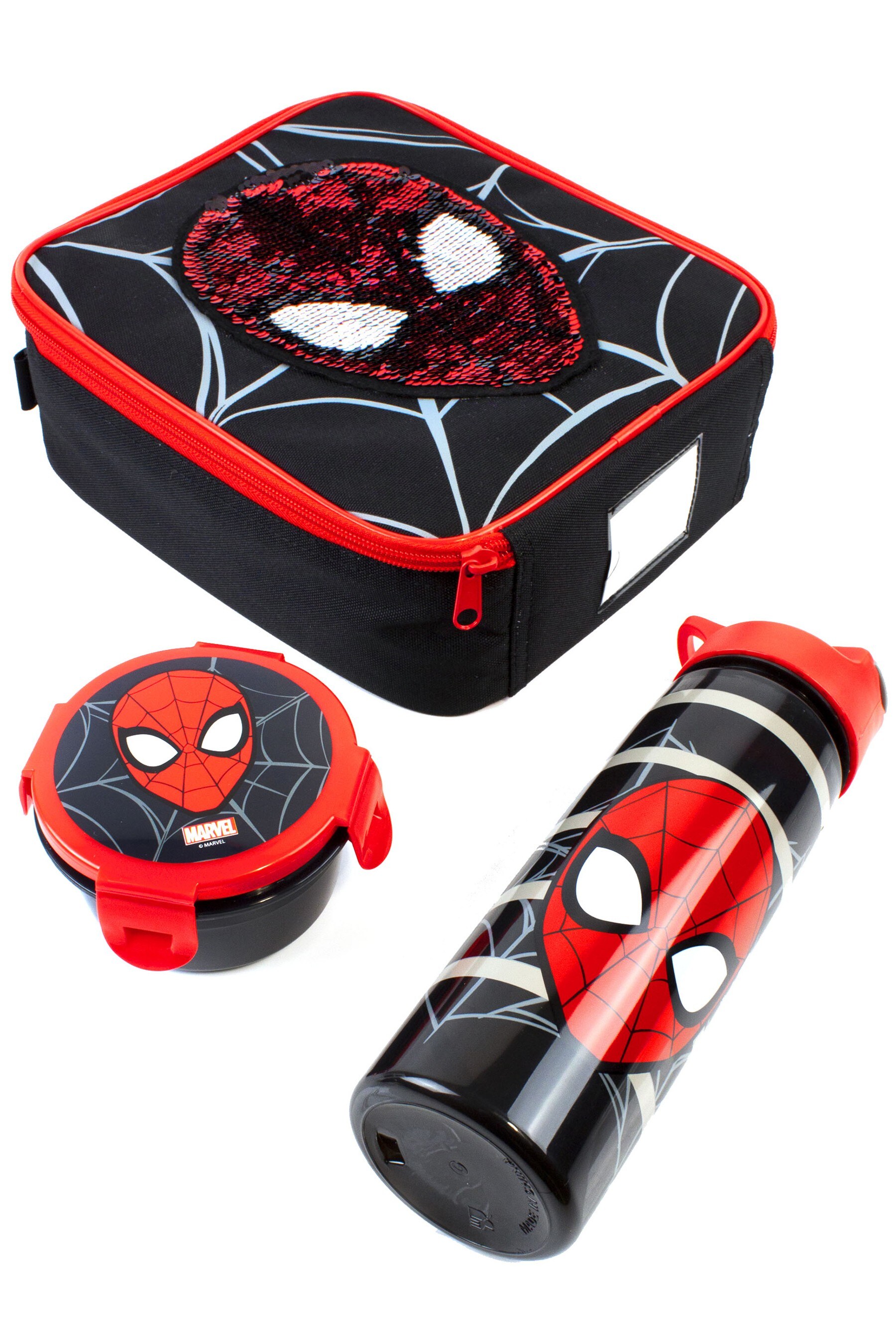 Black spiderman lunch box 2025