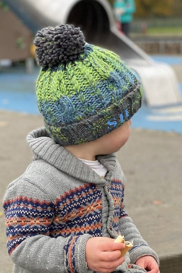 Personalised Children's Pom Pom Winter Hat by Solesmith