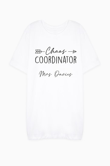 Personalised Chaos Coordinator T-Shirt for Men by Dollymix