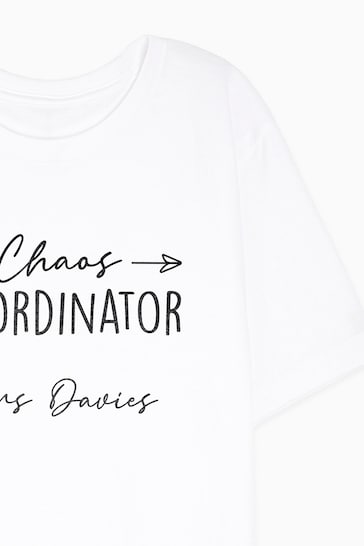 Personalised Chaos Coordinator T-Shirt for Men by Dollymix
