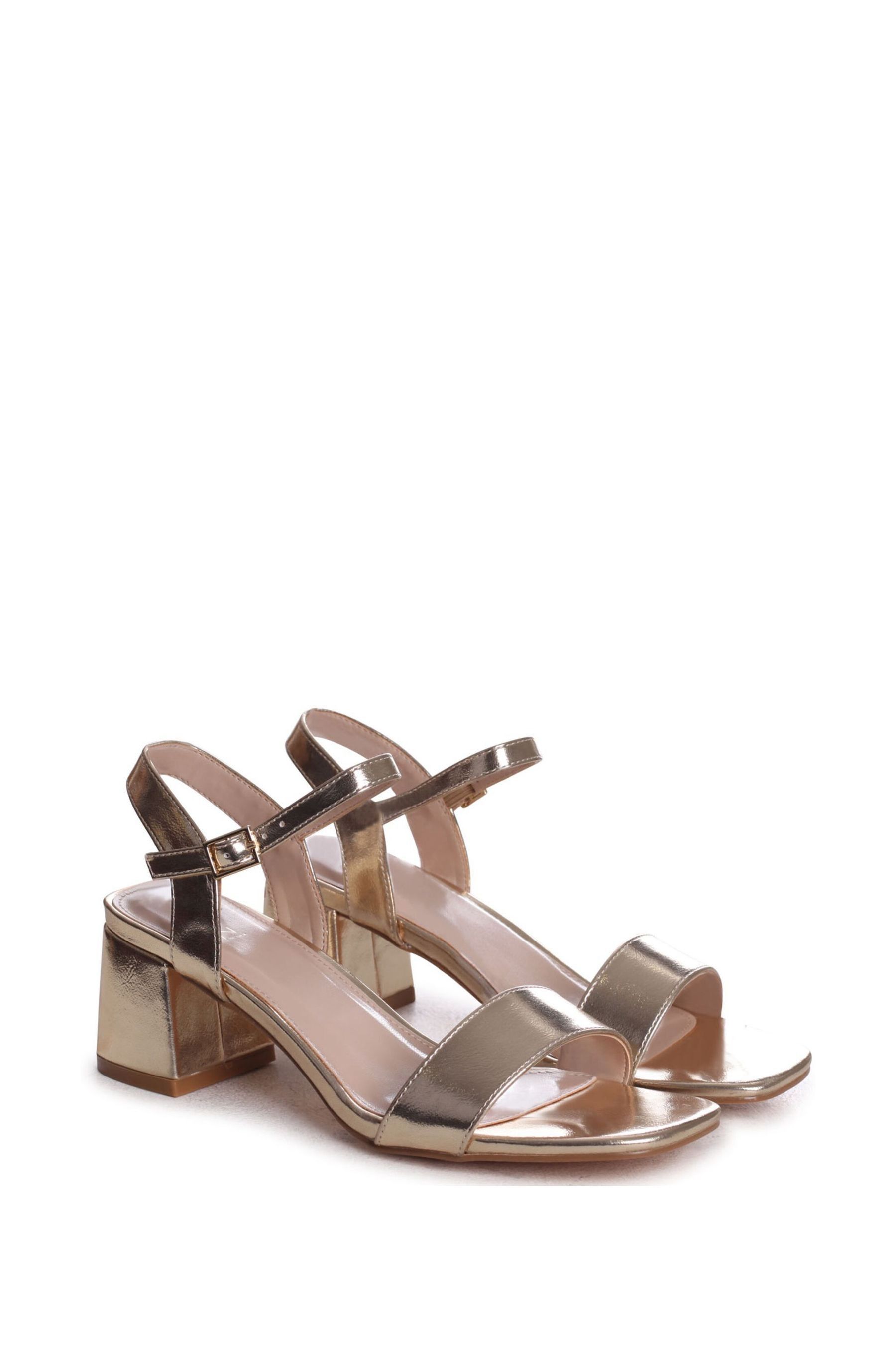 Barely there rose gold sandals clearance
