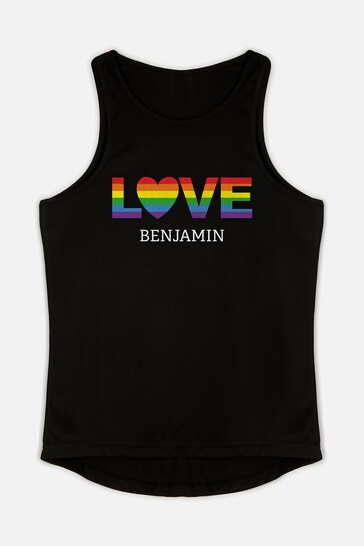 Personalised Mens Love Tank Top by Dollymix