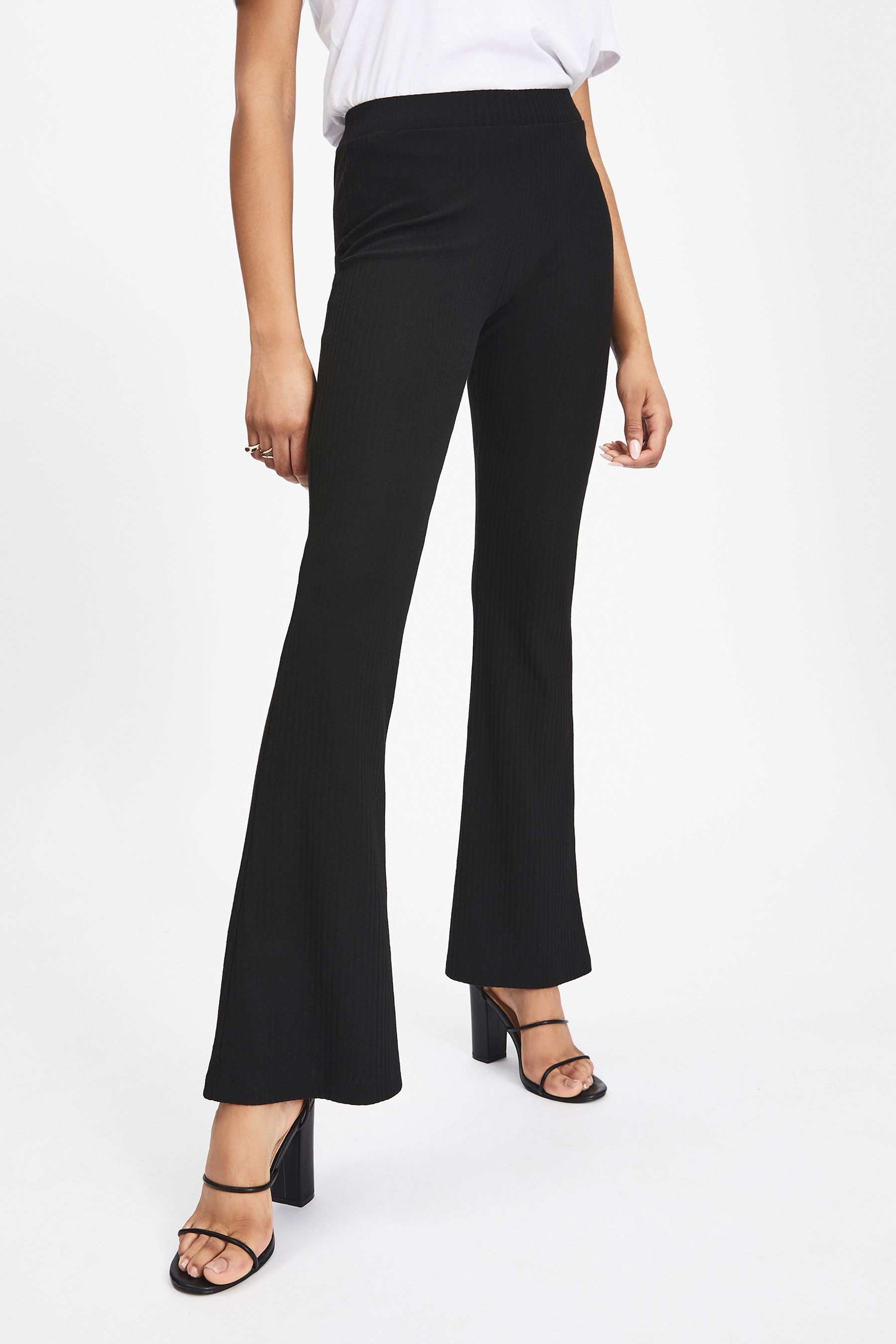 Jersey flared pants discount
