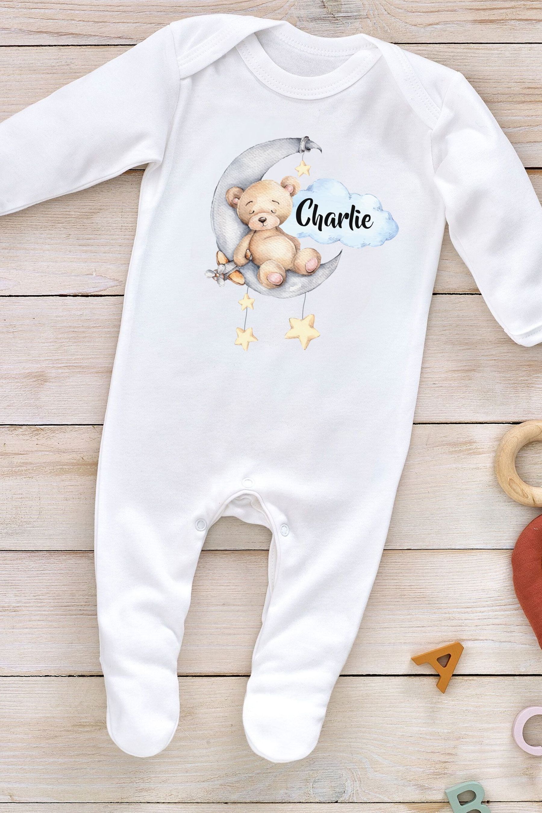 Personalised sales babygrow next