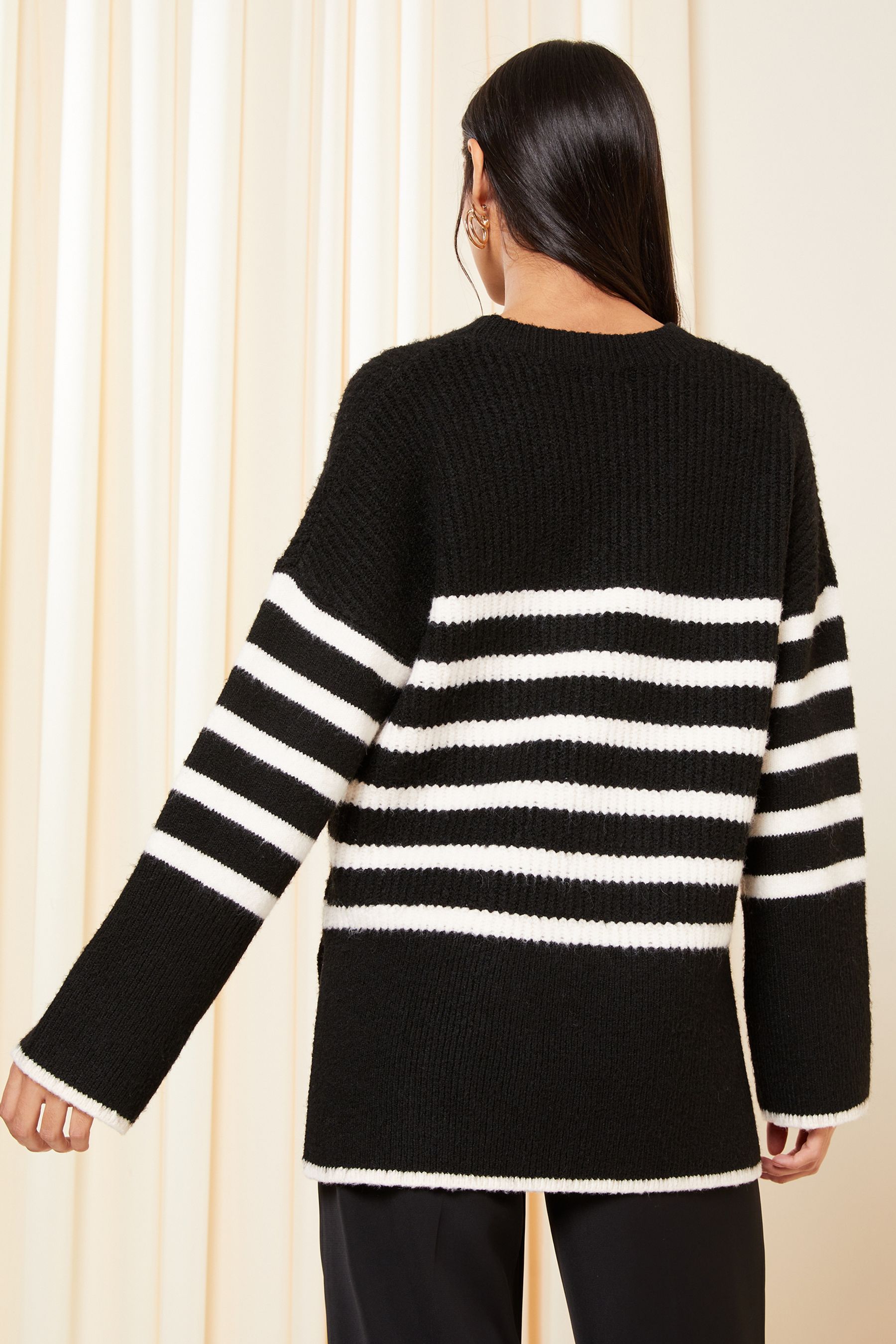 Off white split discount stripe pullover hoodie