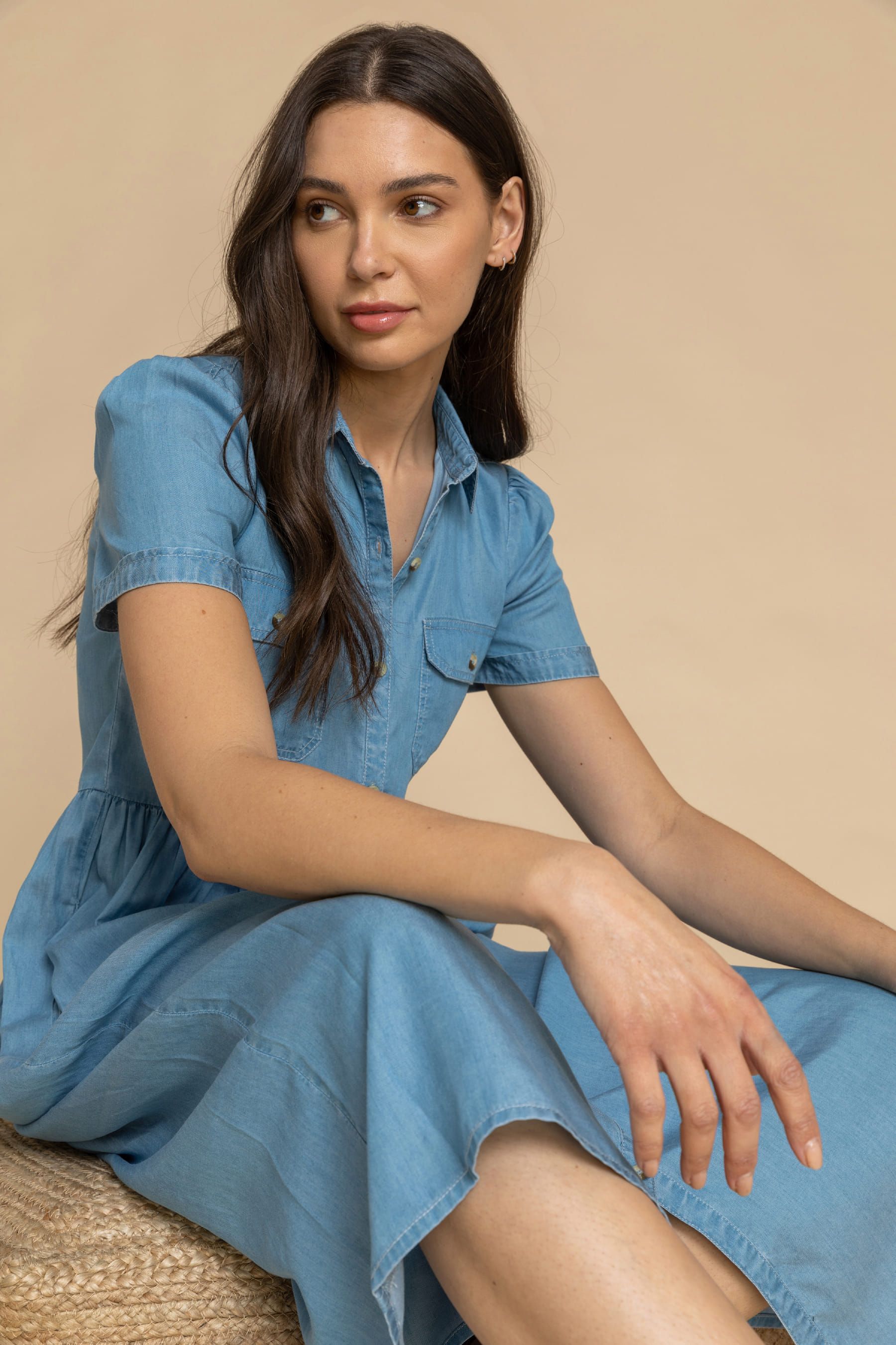 Roman hotsell denim dress