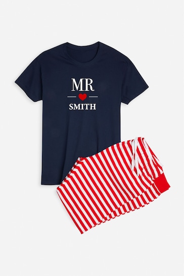 Personalised Mens Mr Pyjamas by Dollymix