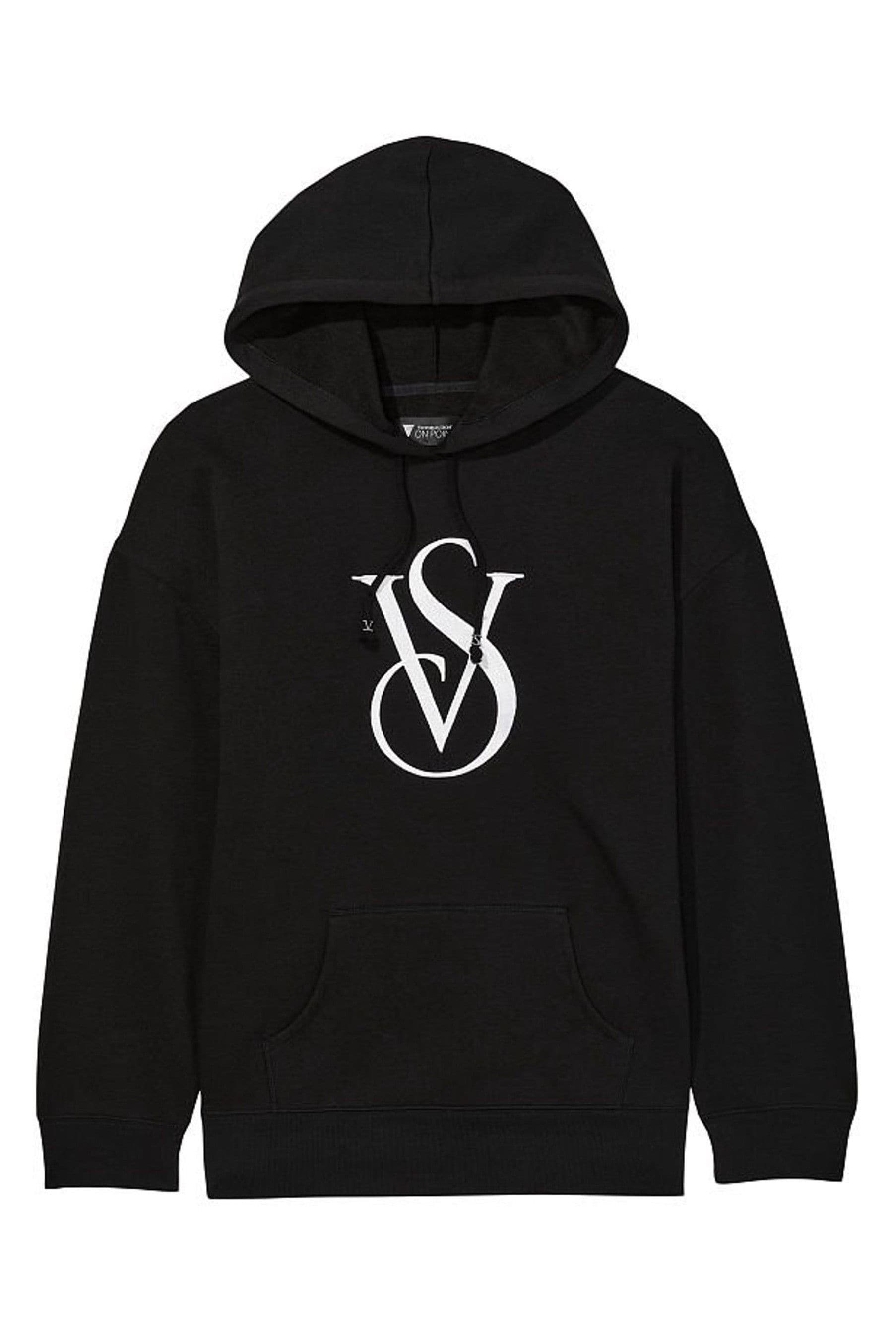 Black and white victoria secret hoodie outlet
