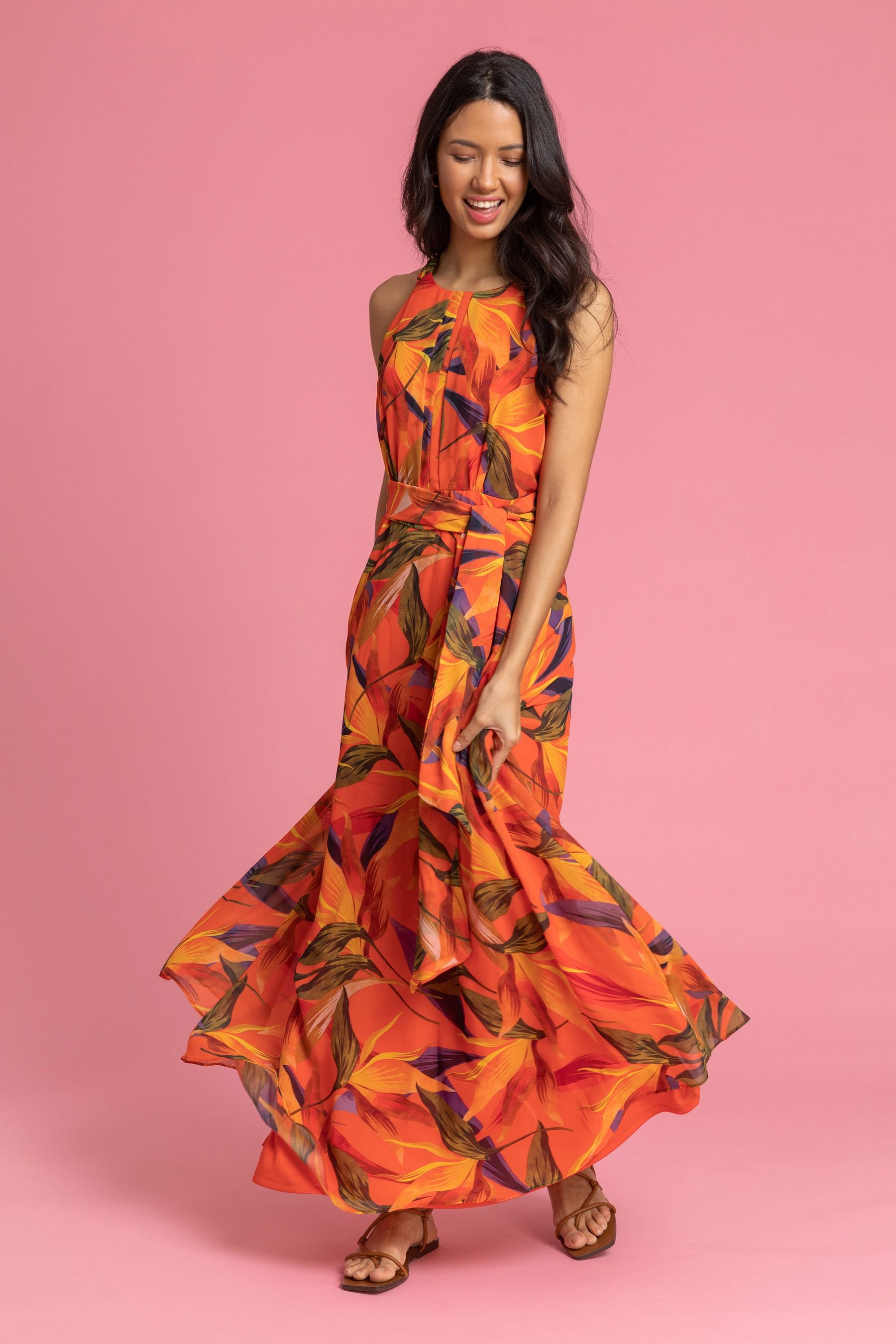Roman maxi dress sales sale