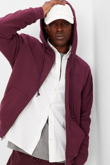 purple gap hoodie zip up
