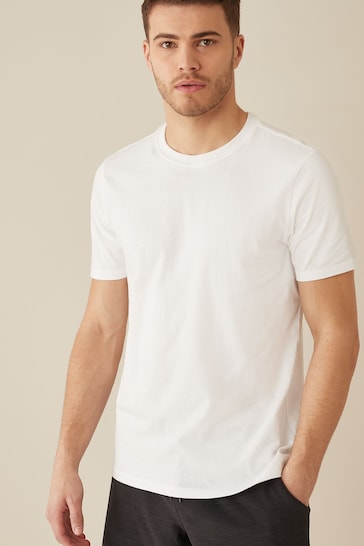 Gap White Everyday Soft Short Sleeve Crew Neck T-Shirt