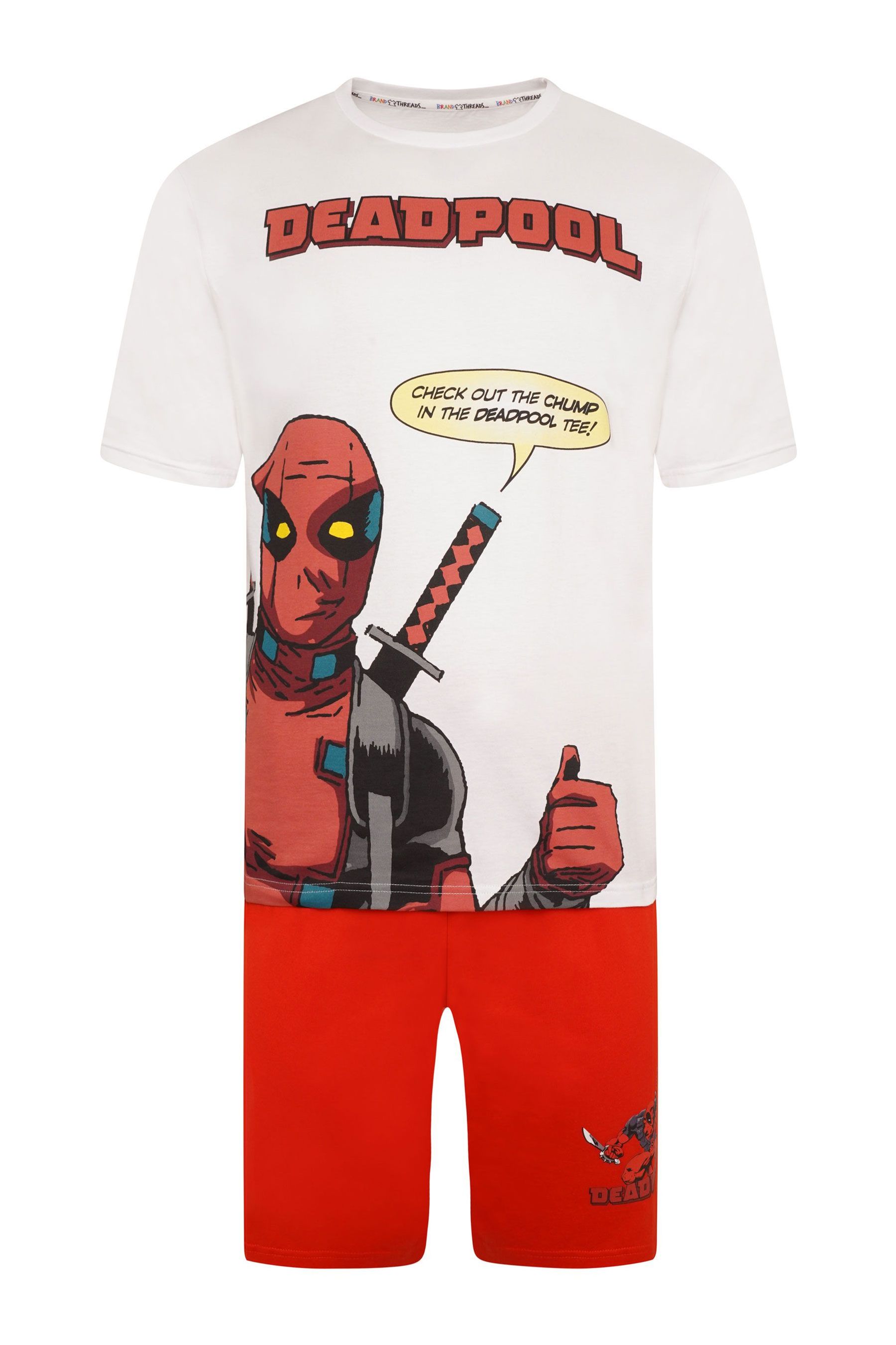 Mens deadpool on sale pyjamas