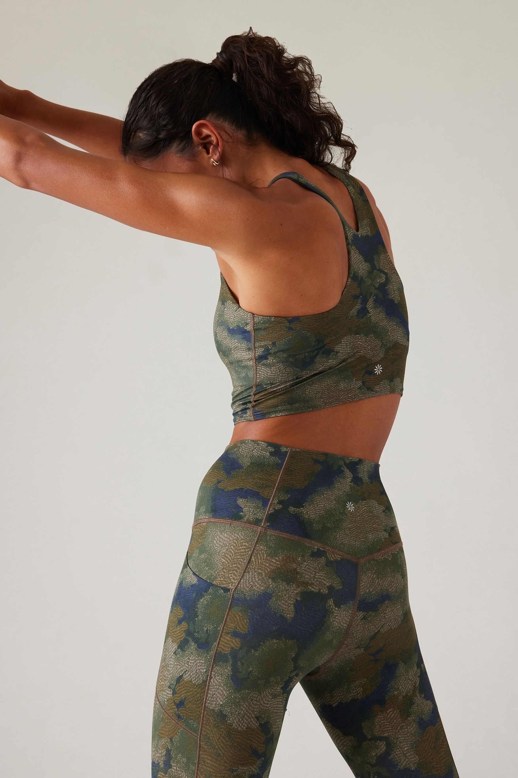 Buy Athleta Green A C Cup Conscious Crop Low Impact Sports Bra