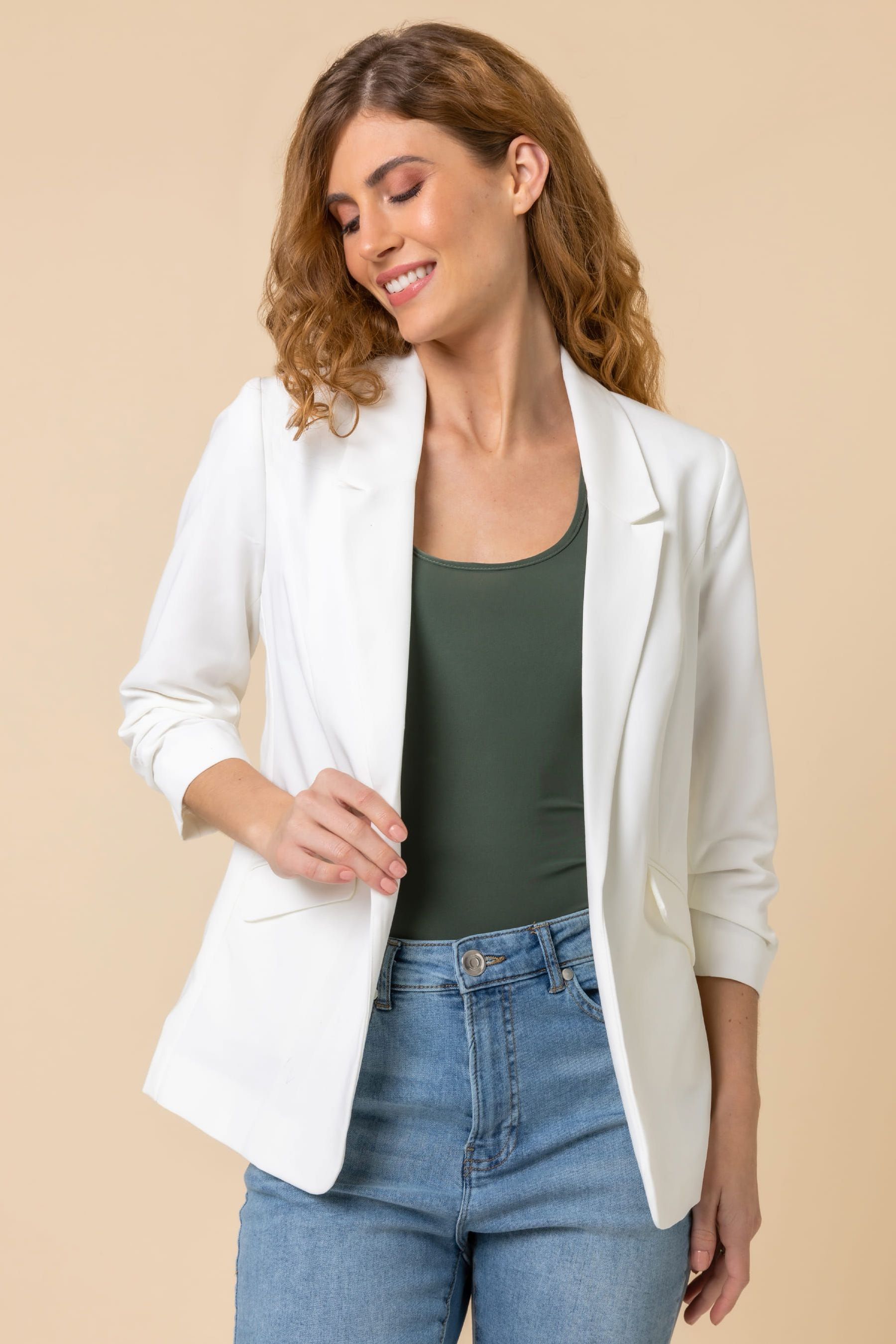 Next 2025 white blazer