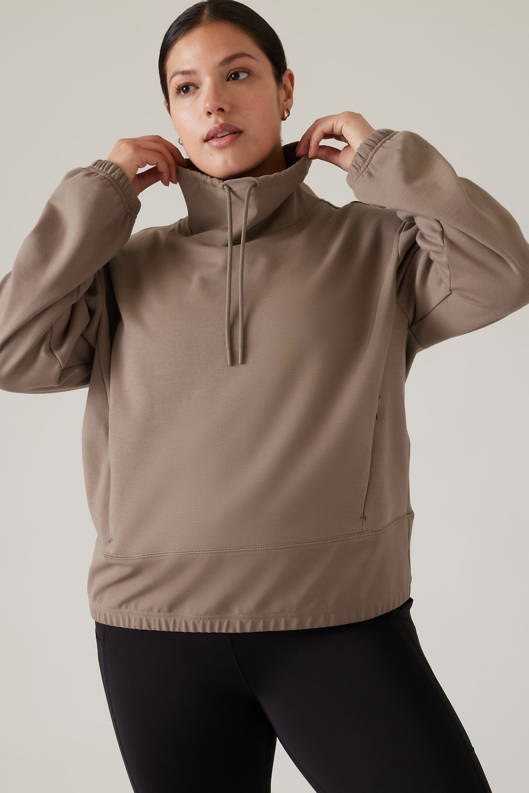 Athleta funnel store neck sweatshirt