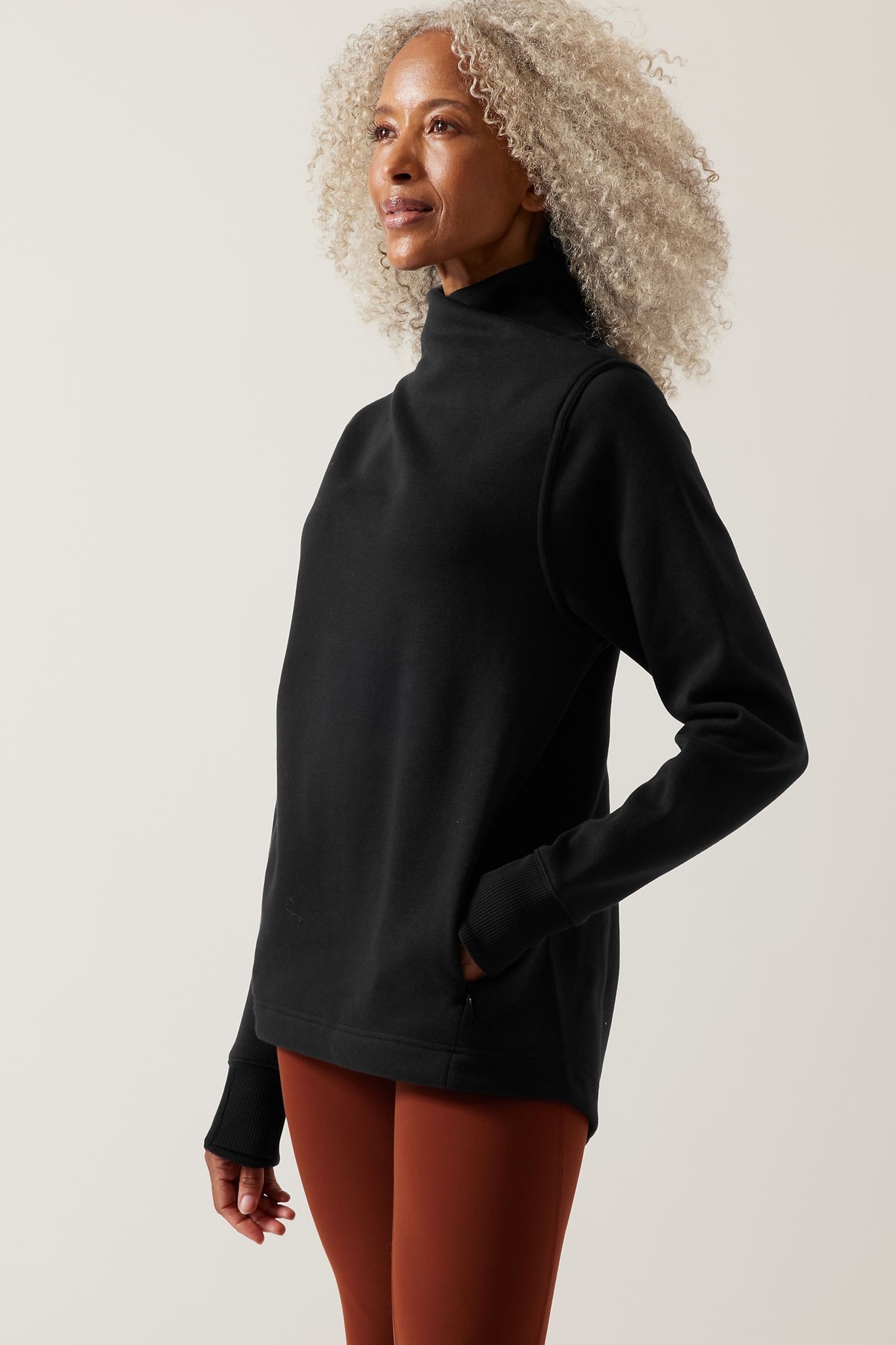 Athleta cozy karma hoodie top