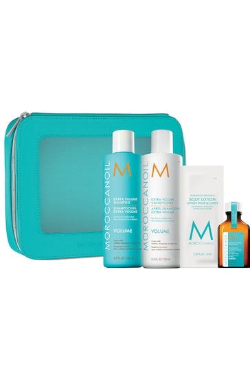 Moroccanoil Volume Shampoo and Conditioner Set with Free All In One Leave In Conditioner (worth over £53)